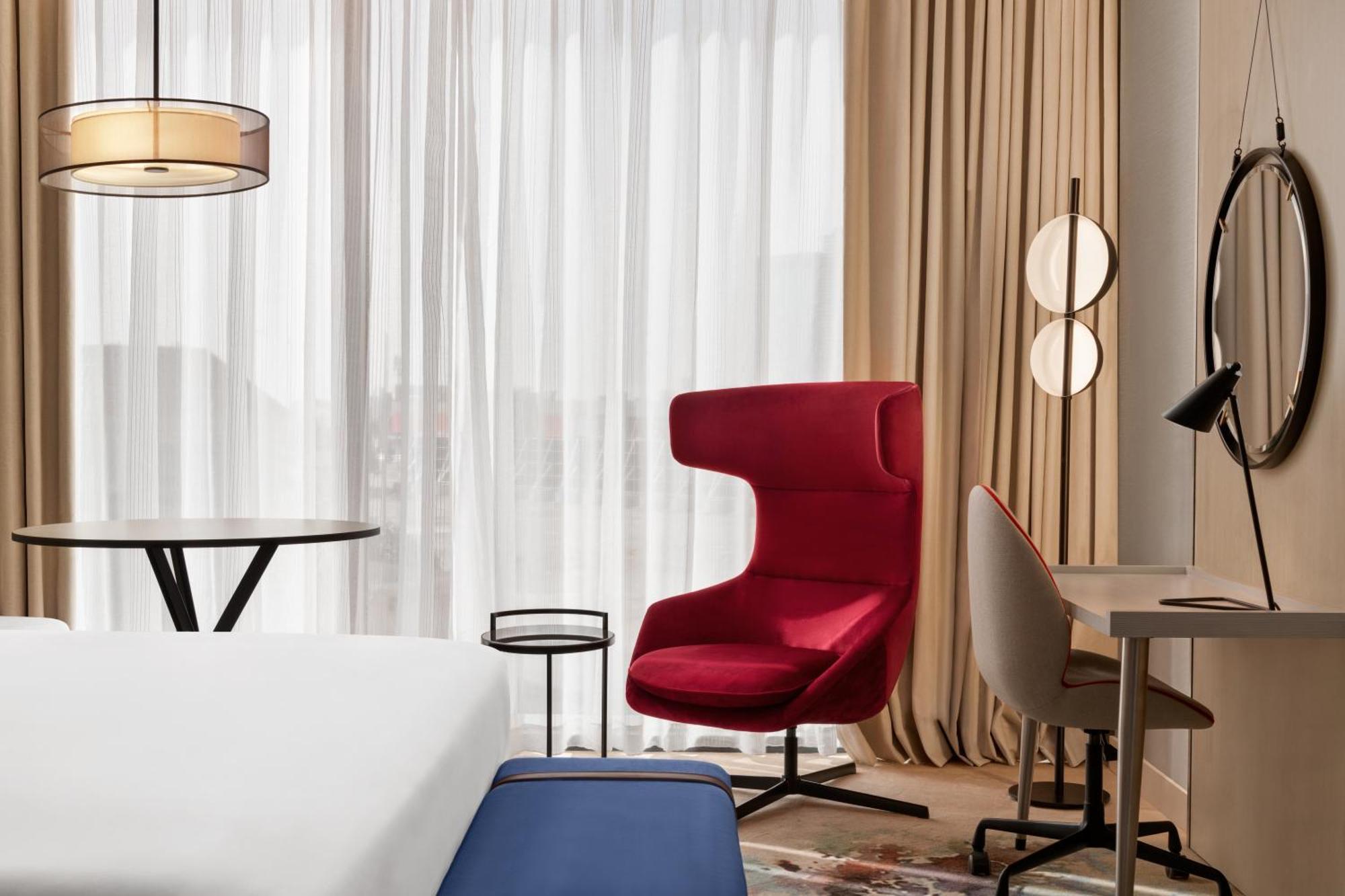 Radisson Blu Hotel Riyadh Convention And Exhibition Center Exteriér fotografie A room at the hotel